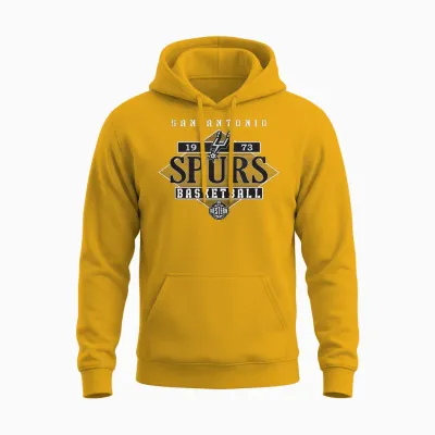 Offizieller Nba-Star Der San Antonio Spurs Im Diamant-Look Unisex Hoodie - Gold
