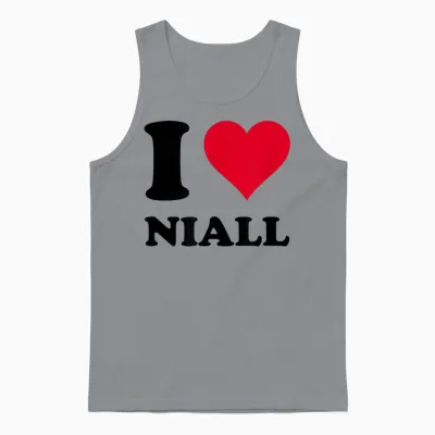 Herz Motiv Ich Liebe Niall Unisex Tank Top - Sport Grey