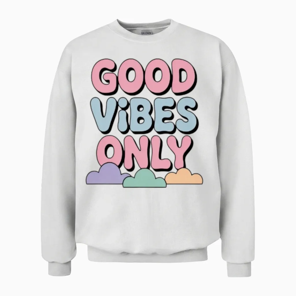 True Friend Walks in β Friendship Quote Unisex Sweatshirt in White