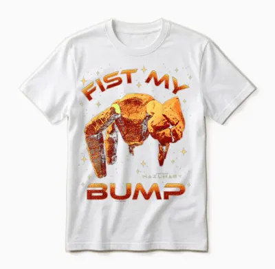 Project Hail Mary Fist My Bump Rocky the Alien Unisex T-Shirt - White