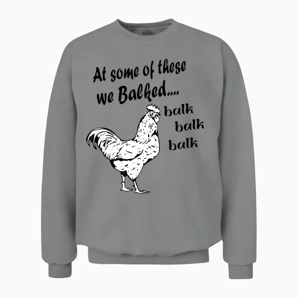 Funny Premium Unisex Sweatshirt in Sport Grey
