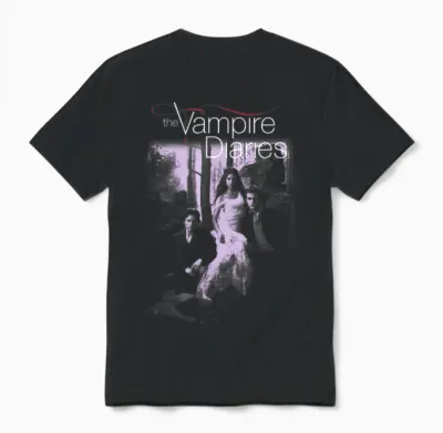 The Vampire Diaries T-Shirt, Black, S Unisex T-Shirt - Black