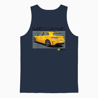 Renault Sport Megane Rs Voiture à Hayon Haute Performance Unisex Tank Top - Navy
