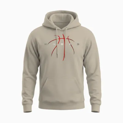 Basketball Clothing - Basketball T-Shirt Small Unisex Hoodie - Sand