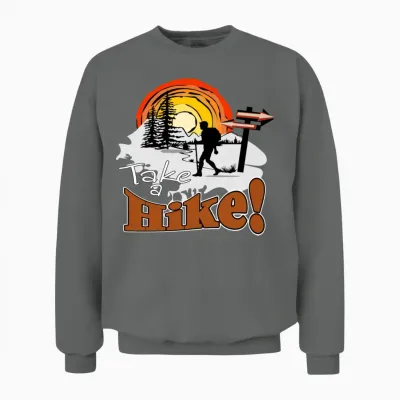 Take a Hike Unisex Sweatshirt - Graphite Heather