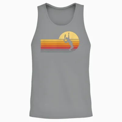 Retro Tennis Unisex Tank Top - Sport Grey