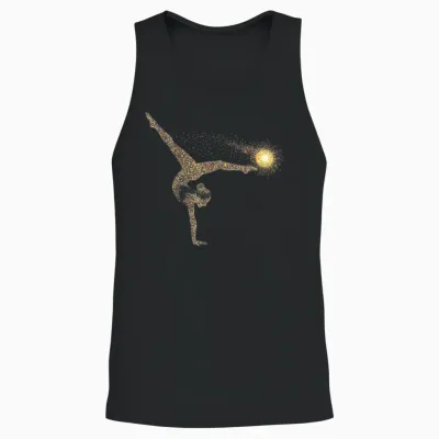 Gymnastics Gift Women Girls Kids Gymnastics T-Shirt, Black, S Unisex Tank Top - Black