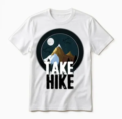 Hike Unisex T-Shirt - White