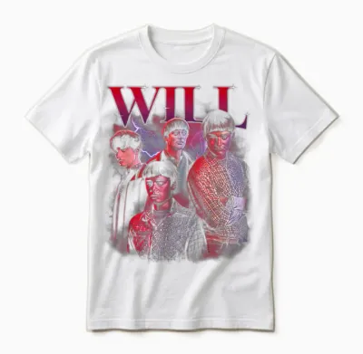 Stranger Things Will Heartthrob Officially Licensed Unisex T-Shirt - White