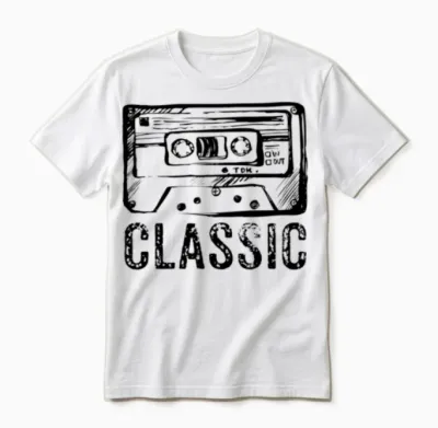 Retro Unisex T-Shirt - White