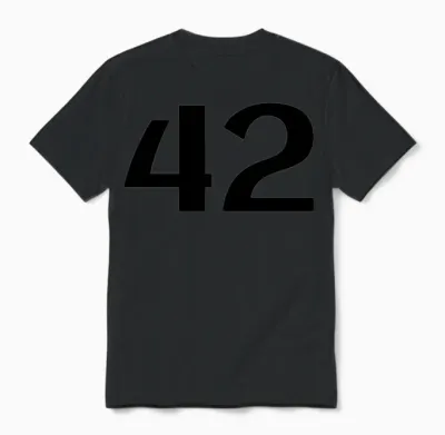 42: the Answer Unisex T-Shirt - Black