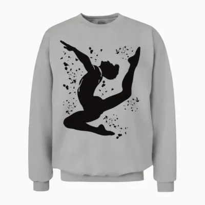 Gymnast Floor Artistic Gymnastics Unisex Sweatshirt - Ash