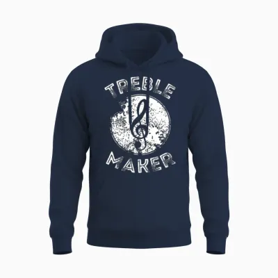 Funny Musician Unisex Hoodie - Navy