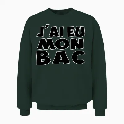 Bac Funny Unisex Sweatshirt - Forest