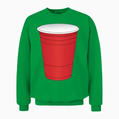 Red Solo Cup Unisex Sweatshirt - Irish Green