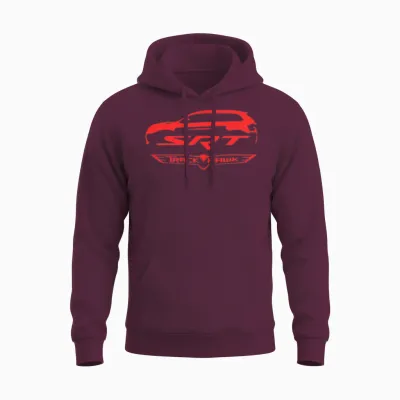 Jeep Grand Cherokee Trackhawk Unisex Hoodie - Maroon