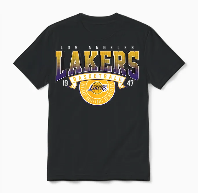 Nba Los Angeles Lakers Kommen Nach Ya Unisex T-Shirt in Black