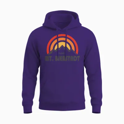 Mt. Bierstadt Colorado Unisex Hoodie - Purple