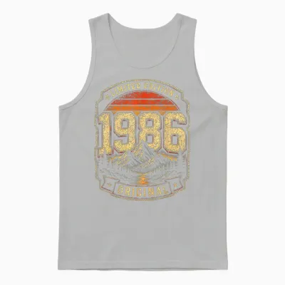 40. Geburtstag Mann Frau 40 Jahre 1986 Deko Geschenk Lustig Unisex Tank Top - Ash