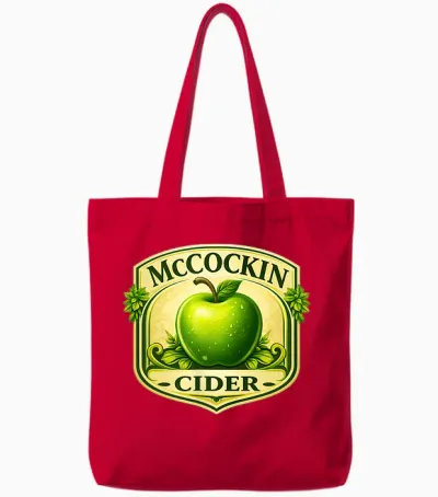Mccockin Cider St Patrick’s Day Edition Irish Double Sided Tote Bags - Red