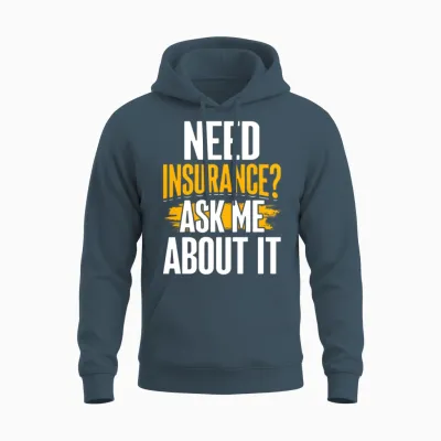 Funny Insurance Agent Broker Unisex Hoodie - Dark Heather