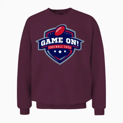 Game on - Football 2024 Unisex Sweatshirt - Maroon