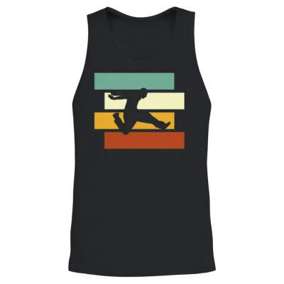 Parkour Retro Unisex Tank Top - Black
