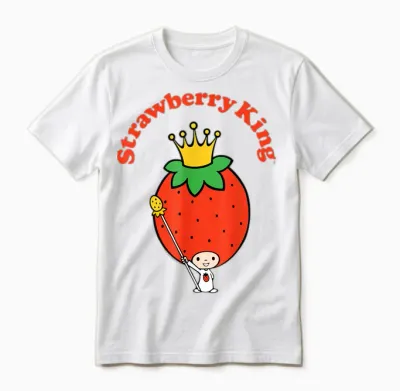 Sanrio Strawberry King Classic Unisex T-Shirt - White