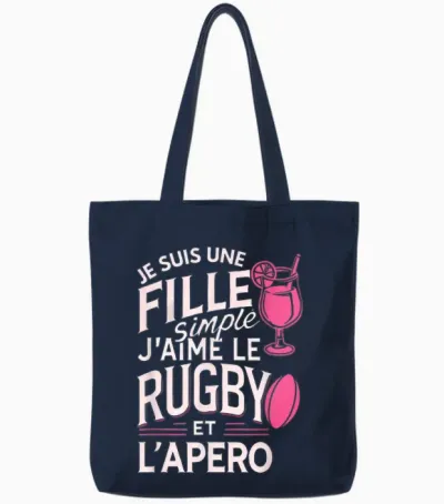 Rugby Women Rugby Player Humor Rugby Tote Bags - Navy