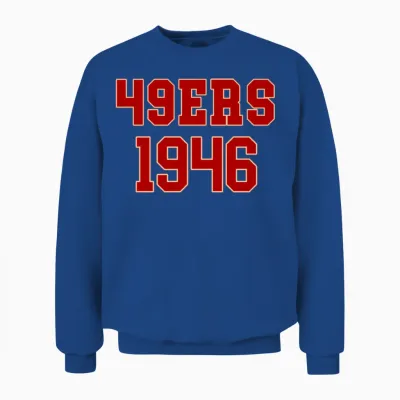 49ers Football 49ers 1946 Unisex Sweatshirt - Royal