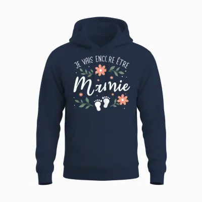 I Will Be Granny Again 2026 - New Big Parent Unisex Hoodie - Navy