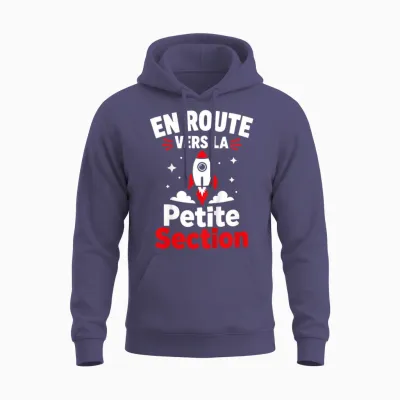 Enfant Humour Maternelle élève Rentrée Des Classes Petite Section Unisex Hoodie - Heather Sport Dark Navy