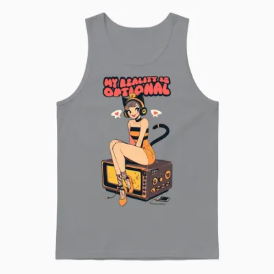 Stay Delusional Babe Unisex Tank Top - Sport Grey
