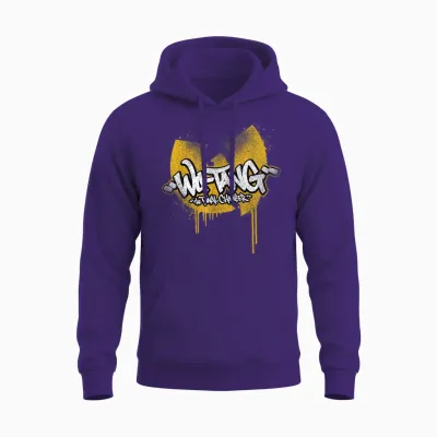 Wu-Tang Clan the Final Chamber Uk & Europe Tour Unisex Hoodie - Purple