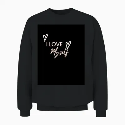 Self-Love Unisex Sweatshirt - Black