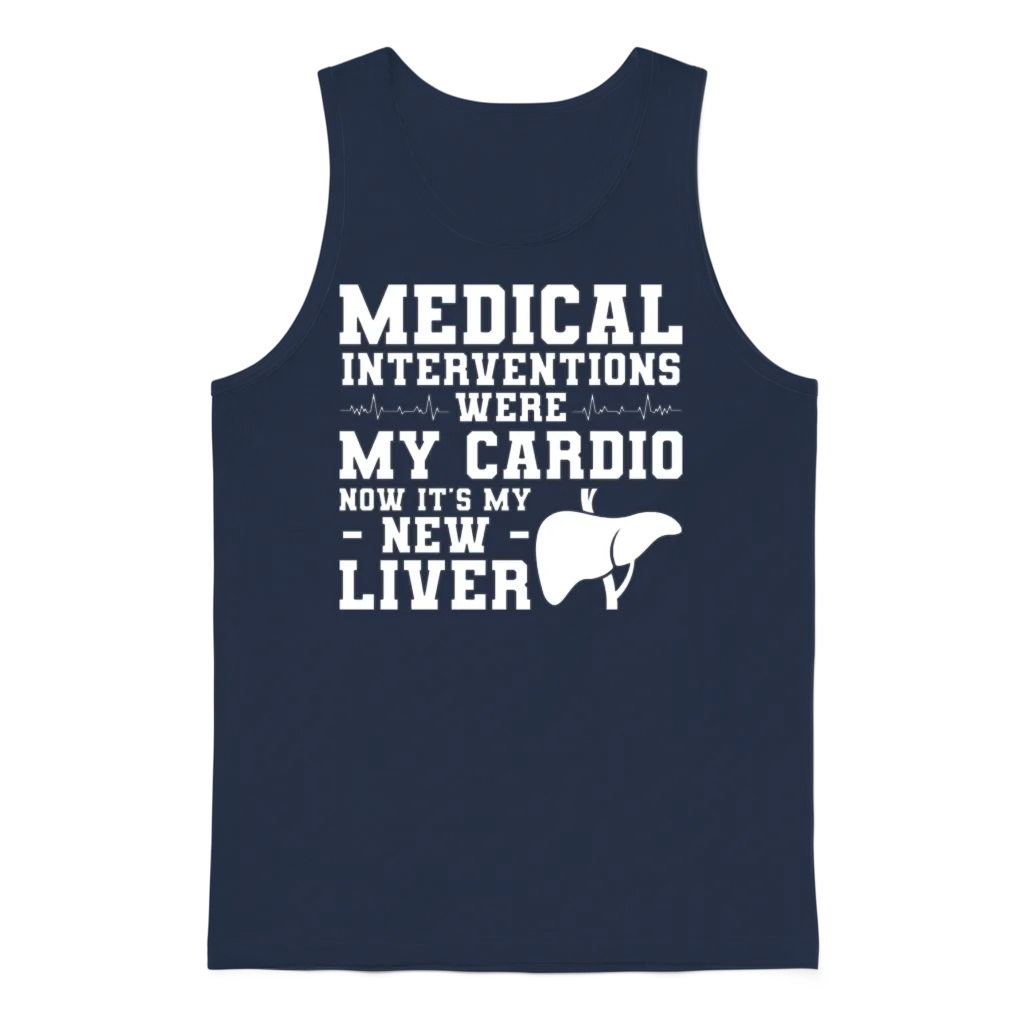Liver Transplant Unisex Tank Top - Navy