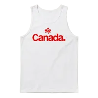 Canada Unisex Tank Top - White – 1