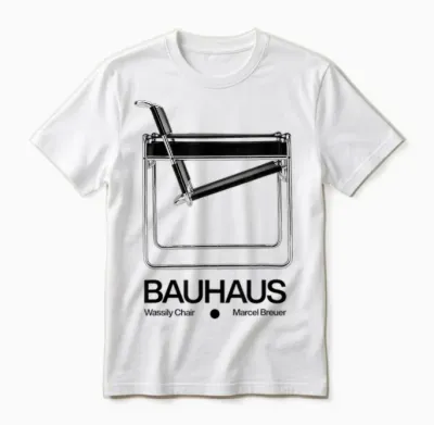 Bauhaus Wassily T-Shirt Chair Unisex T-Shirt - White