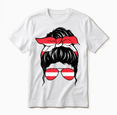 österreichisches Mädchen österreich österreich Flagge Unisex T-Shirt - White