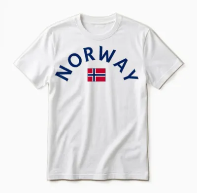 Norway Norge Tee Oslo Norway Oslo Gift Norway Norway Travel T-Shirt, White, S Unisex T-Shirt - White