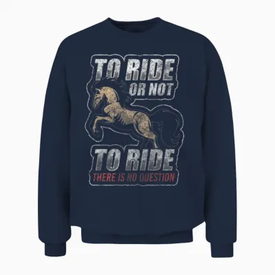 Horses Horse Lover Stud Unisex Sweatshirt - Navy