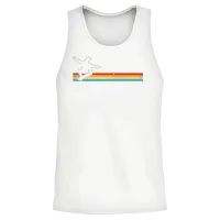 Skater Retro Unisex Tank Top - White – 2