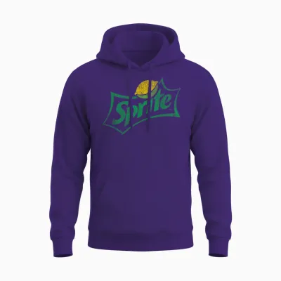 Sprite Distressed Logo Unisex Hoodie - Purple