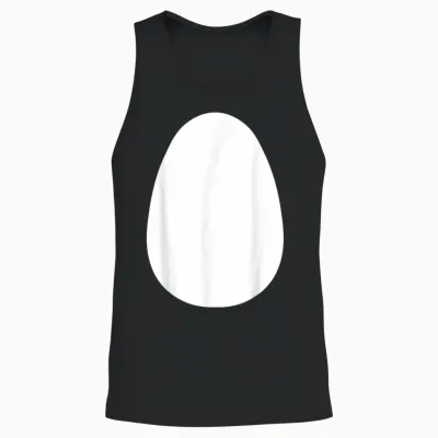 Penguin Costume Belly Animal Costume Carnival Unisex Tank Top - Black
