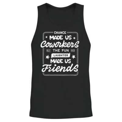 Coworkers Fun Unisex Tank Top - Black