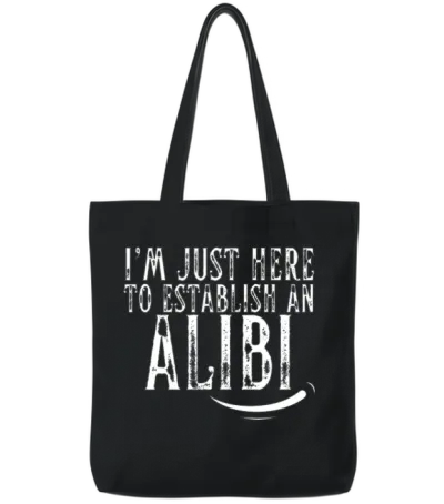Offensive Funny Tote Bags - Black