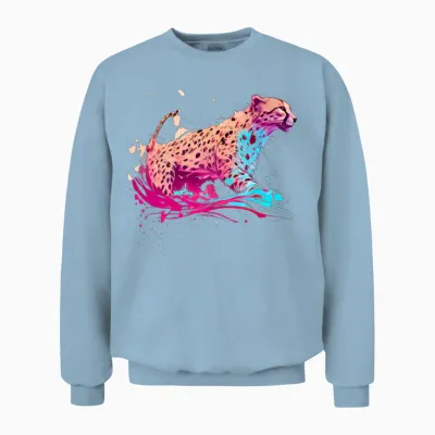 Guépard Unisex Sweatshirt - Light Blue