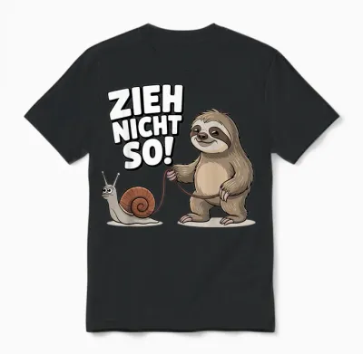 Lustige Tshirts Männer Zieh Nicht So Entspannter Lebensstil Unisex T-Shirt - Black