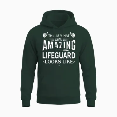 Amazing Lifeguard Unisex Hoodie - Forest
