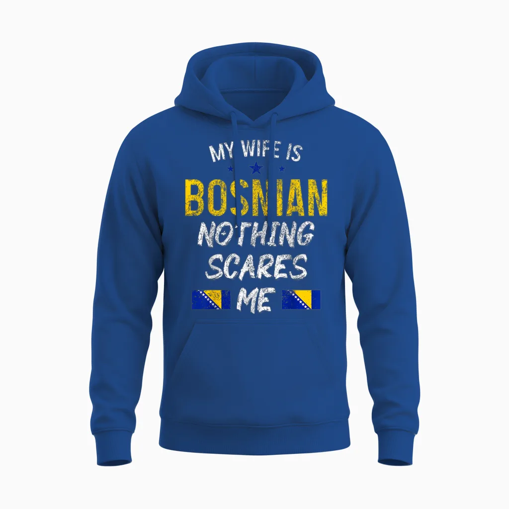 Bosnien Herzegowina Bosnische Frau Stolz Wurzeln Lustig Unisex Hoodie in Royal